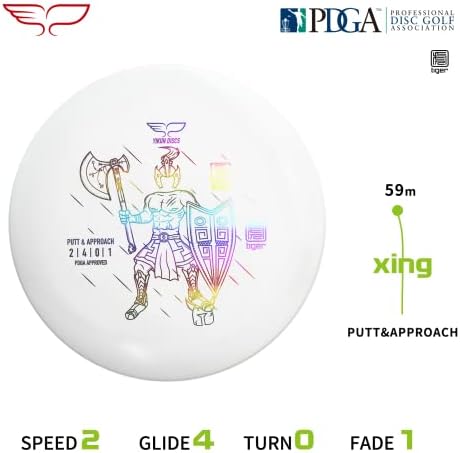 ייקון דיסק מקצועי גולף גולף | פוט וגישה | 165-170 גרם | מושלם למשחקי חוץ ותחרות [DICS SHADE